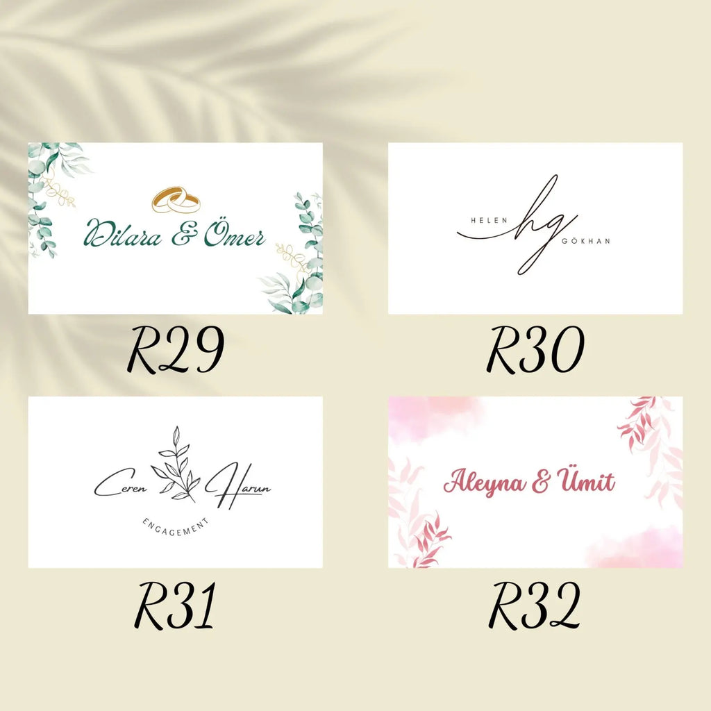 Rince-doigt personnalisé mariage — souvenir invité discret | Créa By Sana