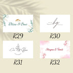 Rince-doigt personnalisé mariage — souvenir invité discret | Créa By Sana