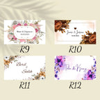 Rince-doigt mariage personnalisé — lingette cadeau invité | Créa By Sana