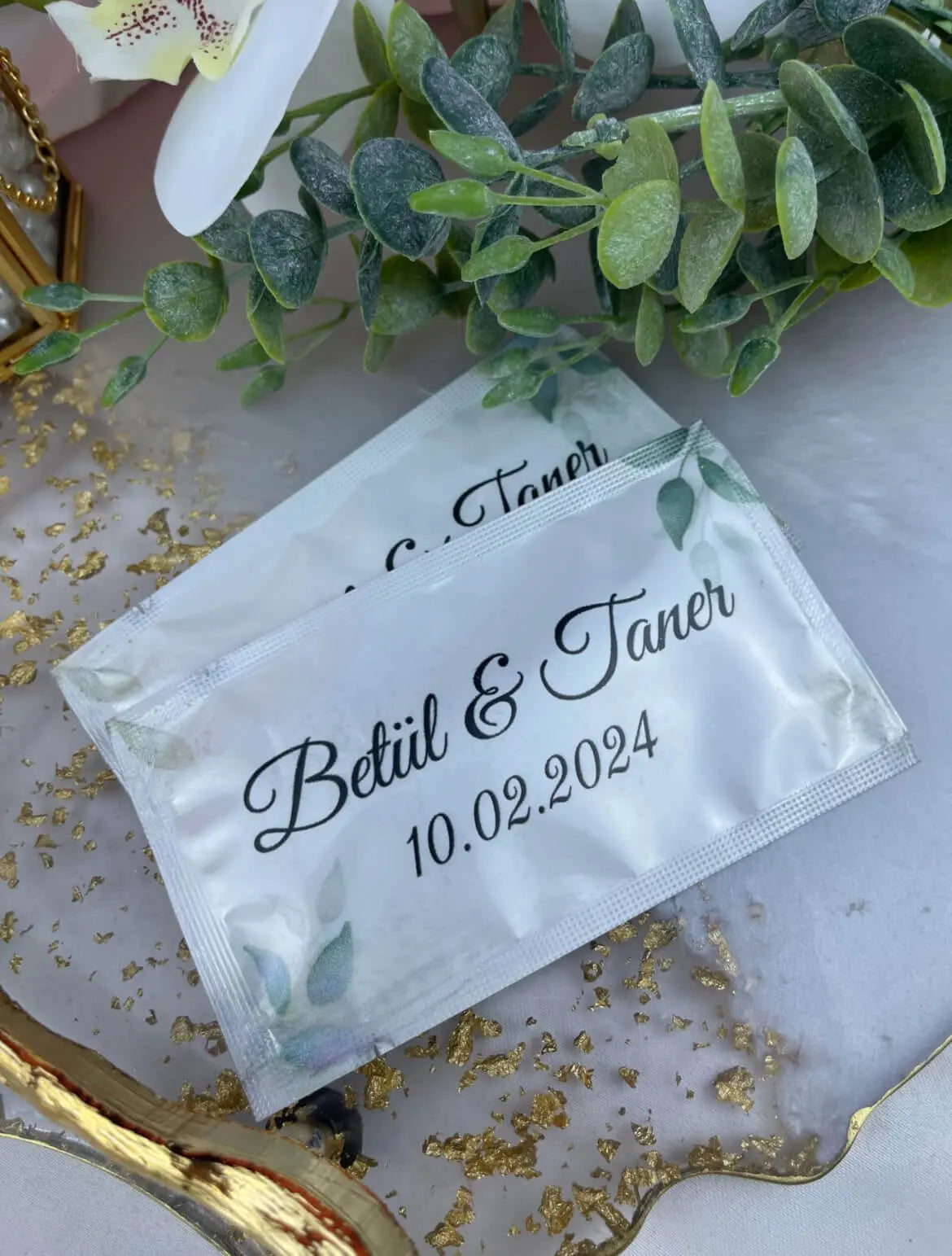 Lingette parfumée mariage personnalisée — souvenir invité | CréaBySana