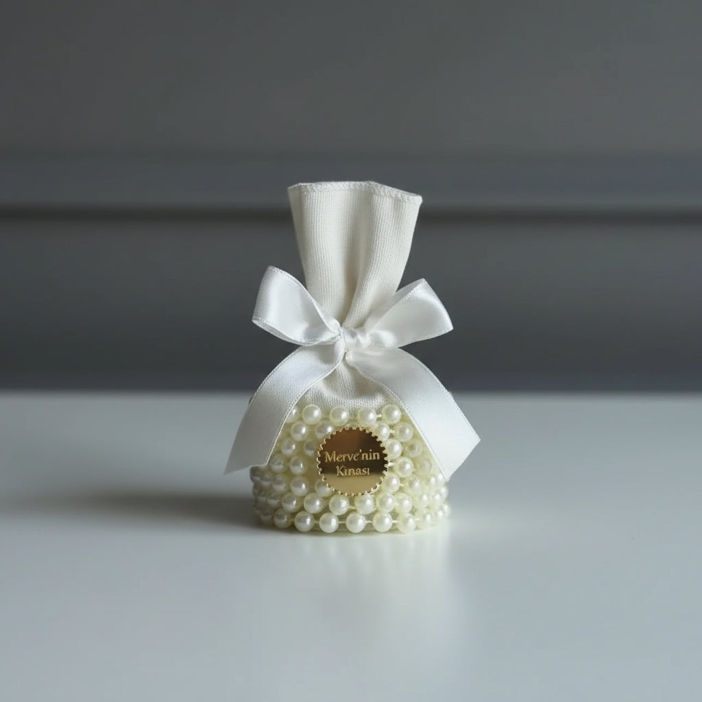 Sachet henné mariage dragées perlées — lot invités | CréaBySana