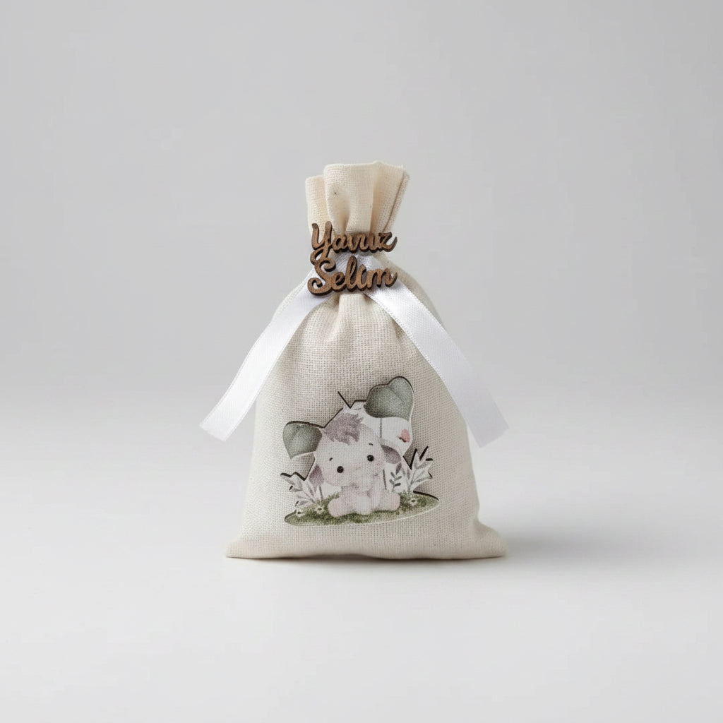 Sachet de lavande mariage baptême personnalisé — souvenir | Créa By Sana