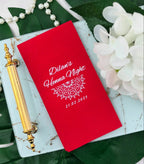 Serviettes papier mariage personnalisées — lot table de fête | Créa By Sana