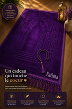 Tapis prière personnalisé islamique — souvenir cadeau | CréaBySana