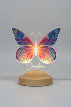 Veilleuse papillon féérique enfant — cadeau naissance LED | CréaBySana