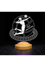 Cadeau Volley Ball Personnalisé – Veilleuse LED Gravée Prénom CréaBySana