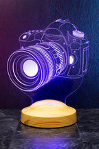 Veilleuse LED personnalisée — idée cadeau photographe originale CréaBySana