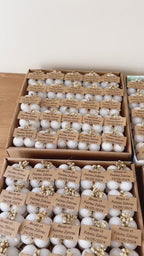 Bougies mariage personnalisées lot 200 pièces — cire de soja