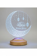 Veilleuse islamique LED croissant de lune — décoration Ramadan Aïd | CréaBySana